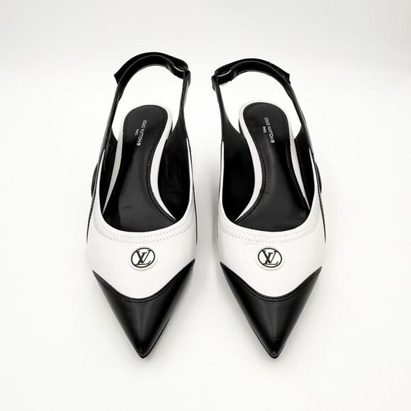 Louis Vuitton LV Monogram Archlight Heels Slingback Pumps EU 39 US 9 - Picture 3 of 12